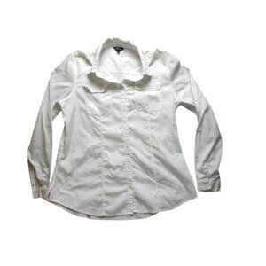 Bogari Shirt Womens Large Button Up Collared‎ Blouse Casual Flap Pocket Ladies